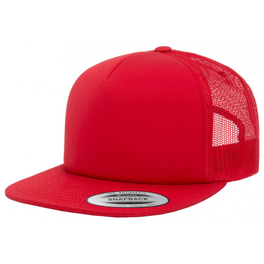 Кепка FlexFit 6005FF NO FOAM Trucker Red