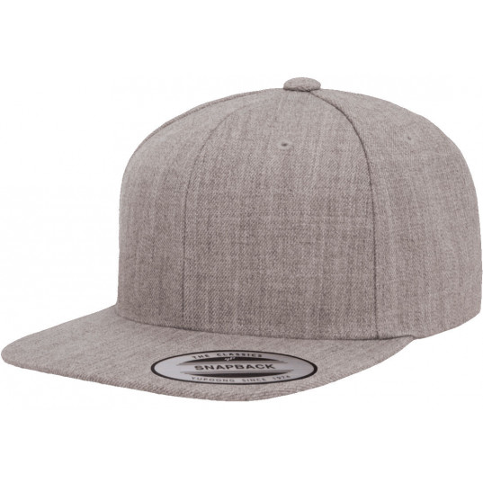 Кепка FlexFit 6089M - Classic Snapback Heather Grey Кепка FlexFit 6089M - Classic Snapback Heather Grey